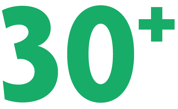 More than 30 exclusive programs